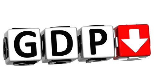 日本のGDPがマイナス成長を記録