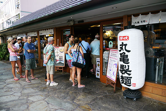 丸亀製麺のハワイ店
