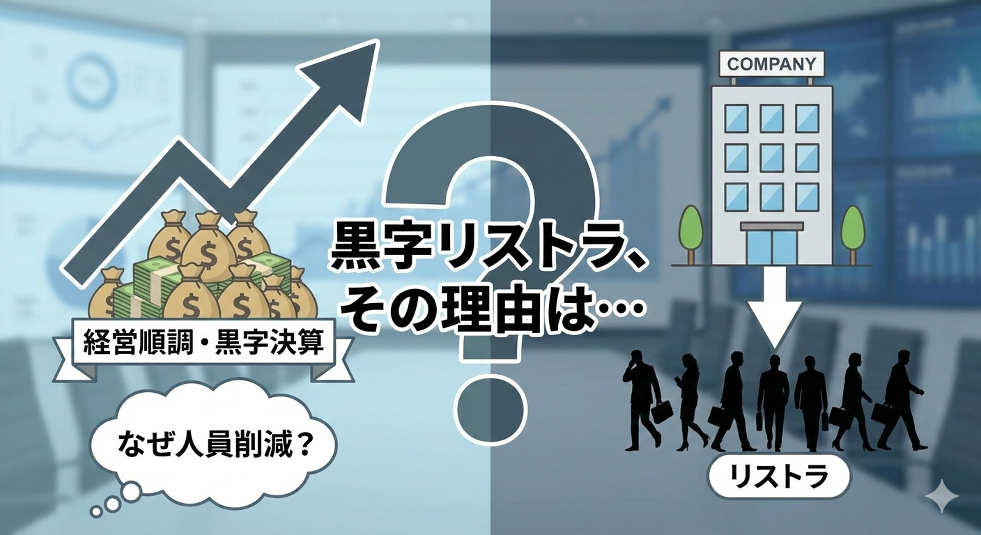 企業「無茶苦茶黒字だけど従業員をリストラするわｗｗｗｗ」⇐ なんで❓