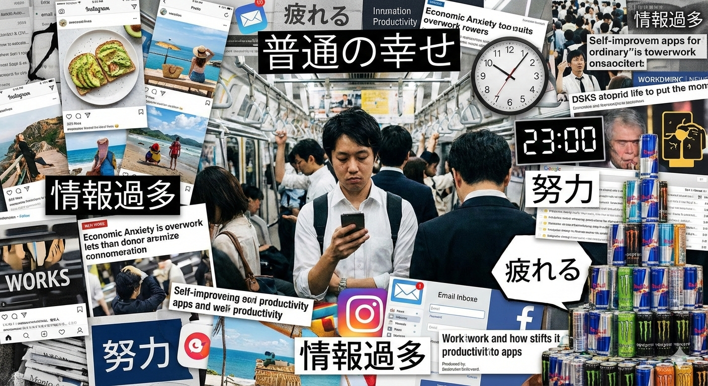 普通のハードルが上がり過ぎて「普通に生きるだけで疲れる社会」に。ネットで見る理想の生活、情報過多、努力を美徳とする文化などで