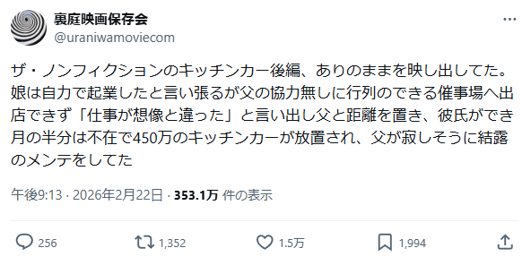 【悲報】女さん（24）親に金を出してもらいキッチンカーを開業するも、嫌になり彼氏を作って逃亡。