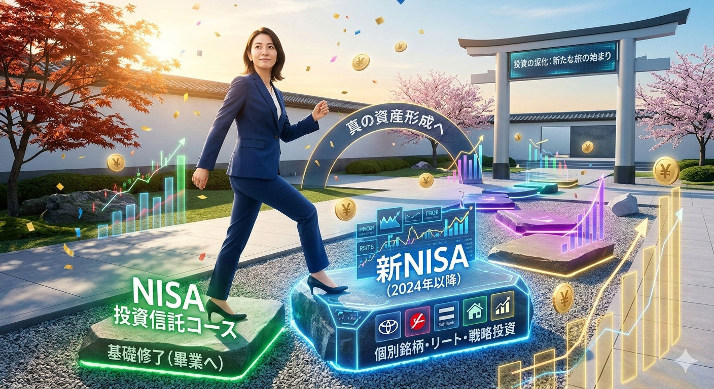 そろそろNISAで投資信託卒業しようと思う。増配してる個別株集めた方がリターン大きそうだし