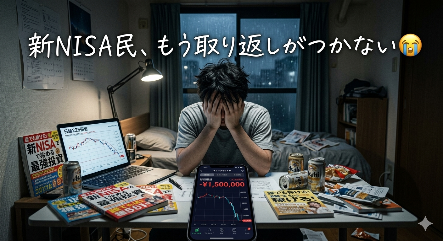 新NISA民、もう取り返しがつかない😭