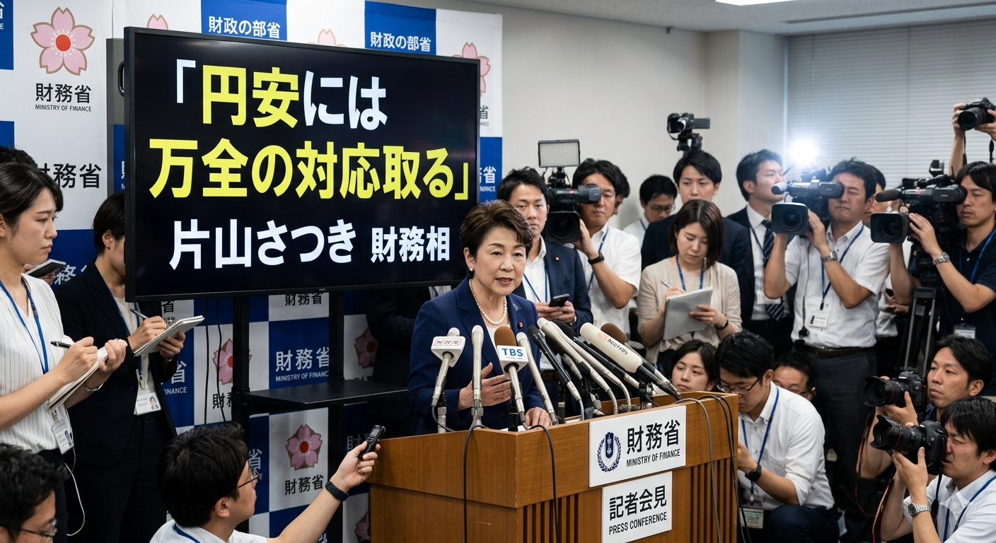 「円安には万全の対応取る」片山さつき財務相が円安けん制発言！