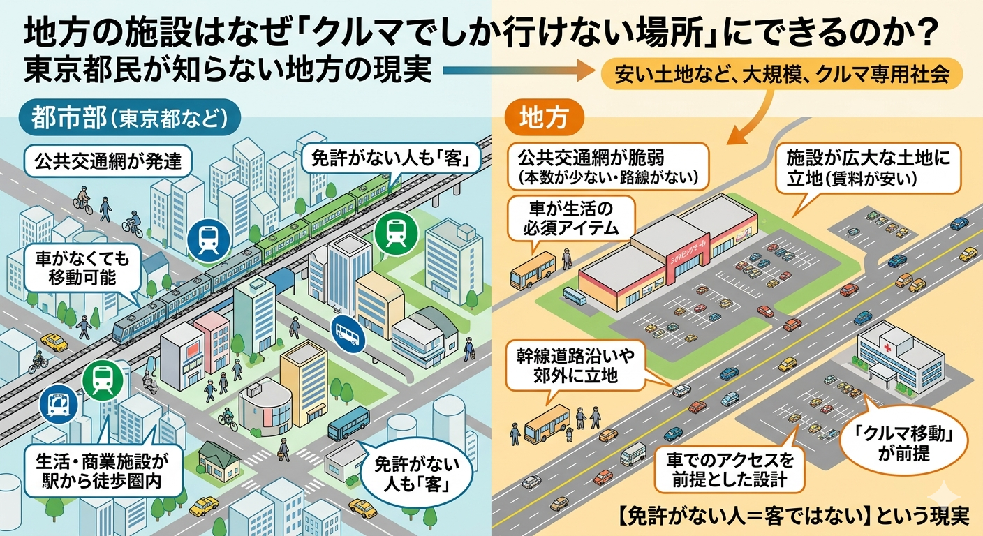 「免許がない=客ではない」東京の常識が通用しない、地方の残酷な境界線