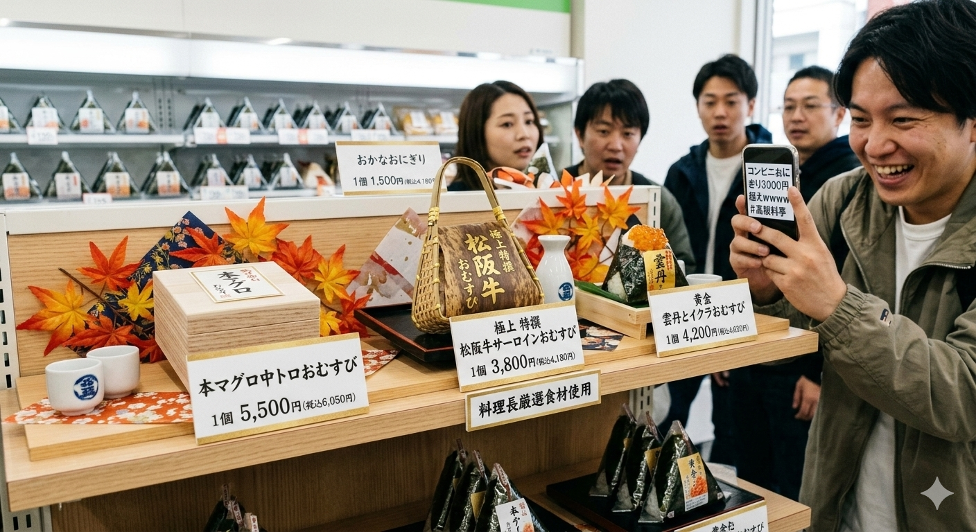 最近のコンビニおにぎりの値段がこちら。これもう高級料亭だろｗｗｗｗ