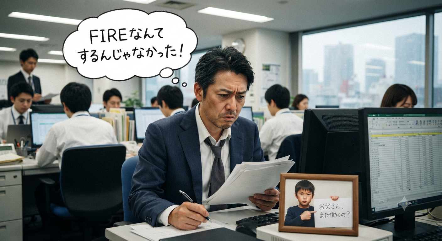 「FIREなんてするんじゃなかった！」48歳で資産2億円の元会社員、息子の一言を機にサラリーマンへ復帰