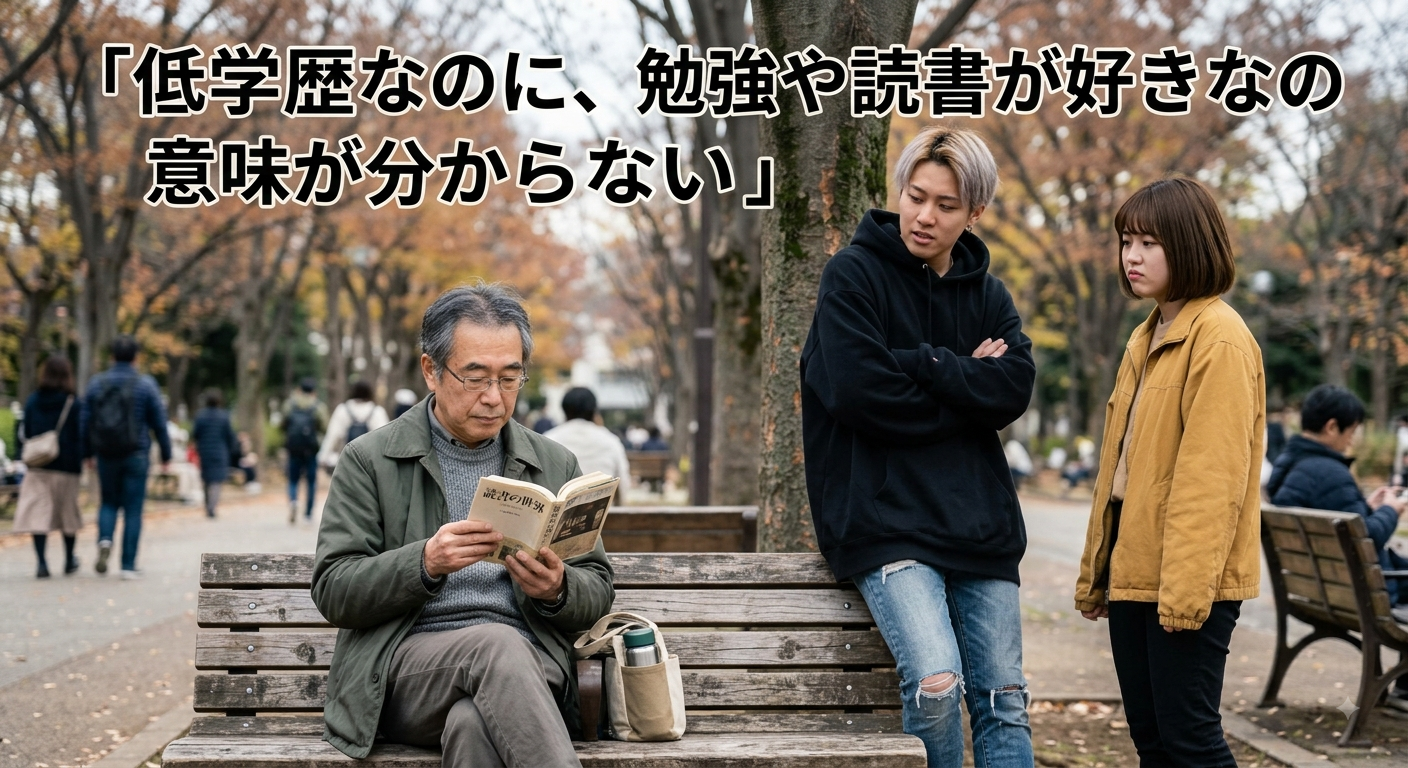 X「低学歴なのに、勉強や読書が好きなの意味が分からない」
